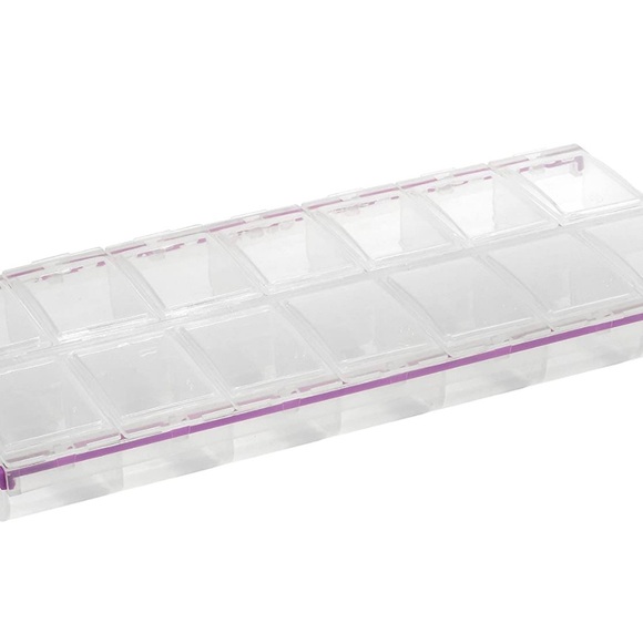 COPY - Craft Mates Lockables Clear 14 Locking Compartments Bead Organizer - Picture 1 of 3